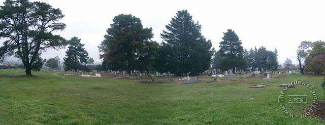 New Norfolk Cemetery Panarama, Tasmania